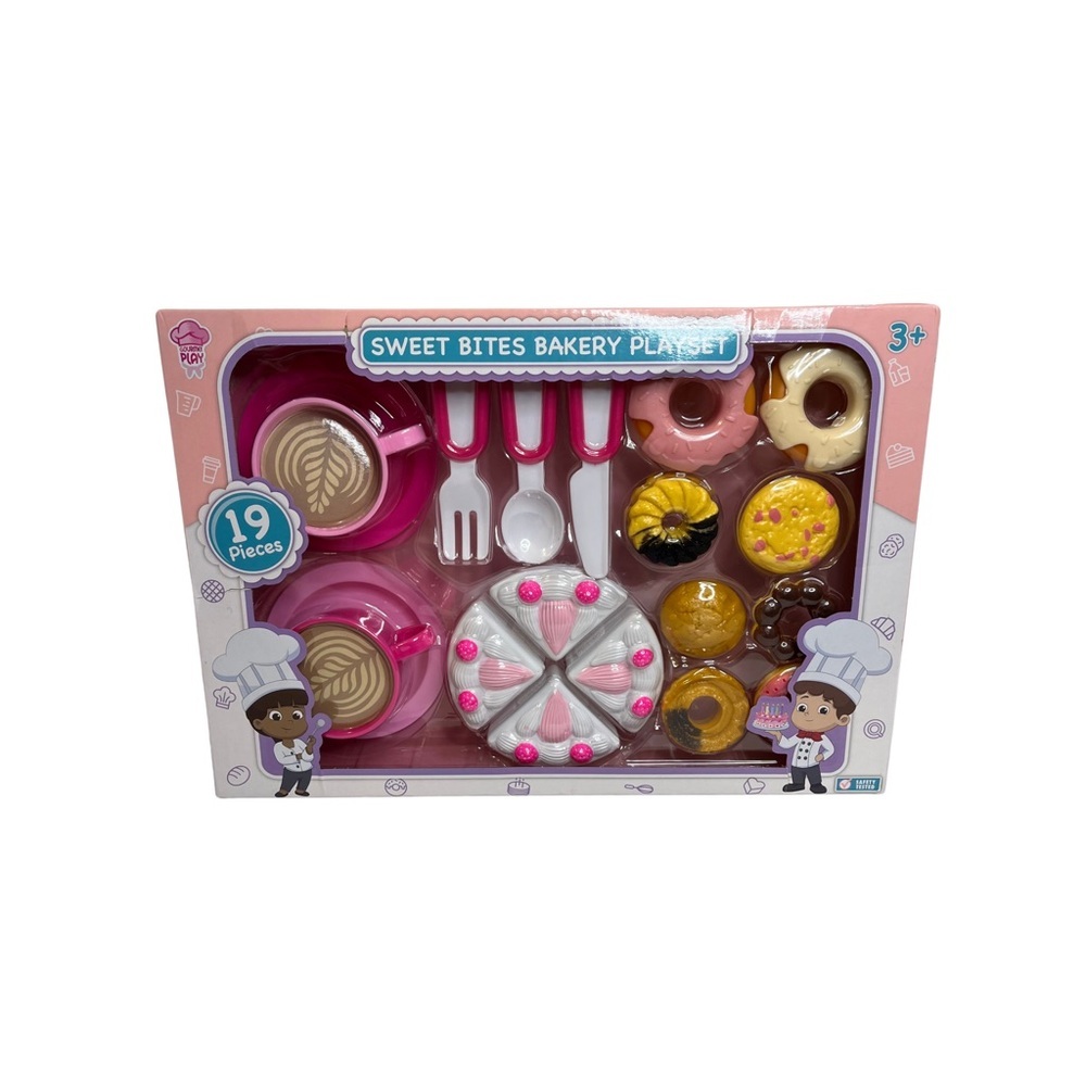 NWT Sweet Bites Bakery 19 piece Playset Ages 3 and up